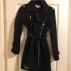 Michael Kors Asymmetrical Wool Coat